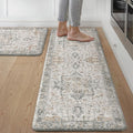 GENIMO Kitchen Mats for Floor 2PCs, Washable Anti Fatigue Mat for Cushioned by GENIMO