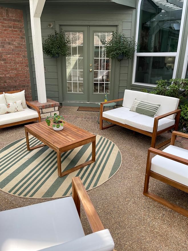 SAFAVIEH Washable Rug Outdoor Courtyard Collection - Image 8