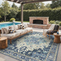 GENIMO Outdoor & Indoor Area Rug 9'x12', Waterproof, Non-Shedding, Easy Cleaning by GENIMO