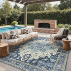 GENIMO Outdoor & Indoor Area Rug 9'x12', Waterproof, Non-Shedding, Easy Cleaning by GENIMO