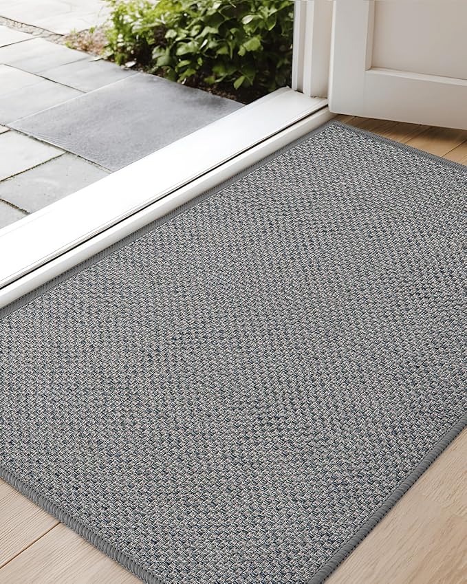 Color&Geometry Ultra-Thin Indoor Door Mat, Washable Doormat by COLORG