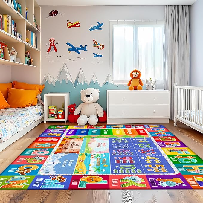 Kids Classroom & Playroom Rug - Image 5
