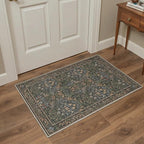 GENIMO Washable Rugs 8x10 for Living Room, Non Slip Vintage Floral Area Rug - Image 5