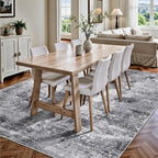 Living Room Rug 6x9, Abstract Modern Ultra Soft Washable Rug, Non Slip Carpet - Image 4