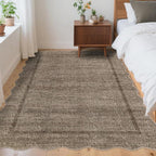 GarveeHome Scalloped Living Room Rug 5x7 Area Rug Washable Area Rug - Image 3