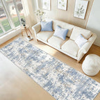 XLUEZ 2.6x8 Runner Rug for Hallway, Washable Modern Abstract Runner Rugs - Image 3