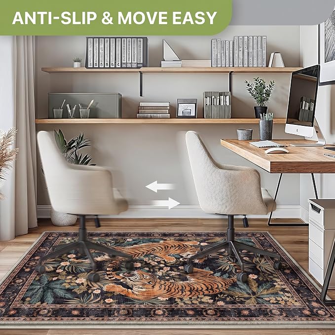 36"x48" Office Chair Mat for Hardwood Tile Floor, Under Desk Carpet Protector - Image 3