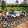 GENIMO Outdoor Rug Waterproof for Patio Decor, Outside Area Mat for Rv by GENIMO