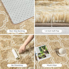 Litanika 5x8 Geometric Shag Area Rug - Image 5