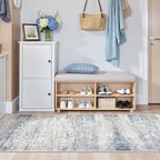 2x5 Rug Runner Washable for Entryway, Soft Bathroom Rugs by Restydon