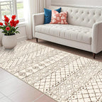 Washable 4x10 Runner Rug Hallway: Non Slip Moroccan Rugs - Image 4