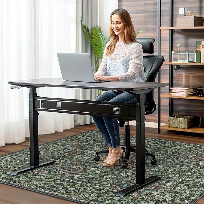 36"x48" Office Chair Mat for Hardwood Tile Floor, Under Desk Carpet Protector - Image 2