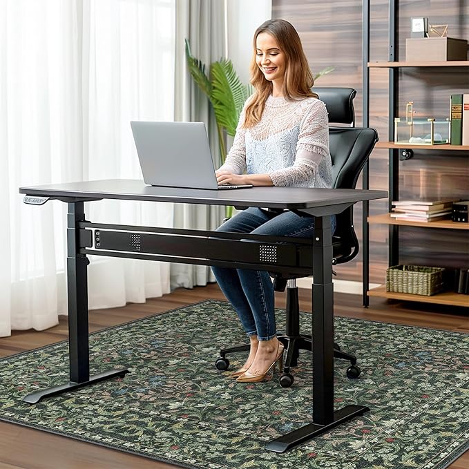 48"x72" Office Chair Mat for Hardwood Tile Floor, Under Desk Carpet Protector - Image 2