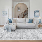 Soalmost 4x10 Wide Hallway Runner Rug: Washable Soft Rug Runners - Image 2