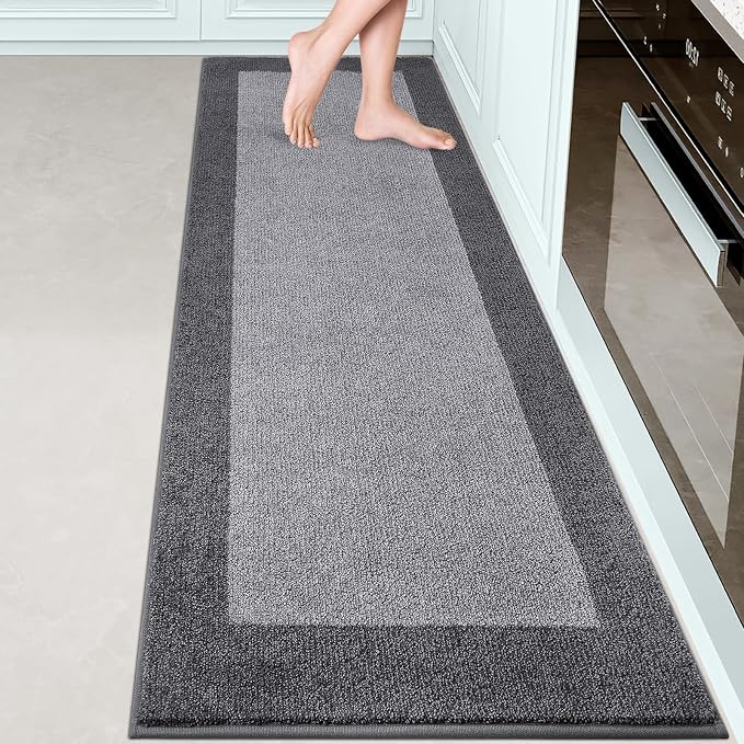 Machine Washable Kitchen Rug 24" x 84", Non Slip Kitchen Mat by Unknown