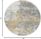 6ft Round Area Rug - Image 2
