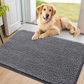 Smiry Dog Door Mat for Muddy Paws 36x24, Absorbent Dirt Trapper, Non-Slip by Smiry