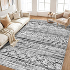 cotiled 10x14 Area Rugs Living Room Rug: Washable Boho Rugs - Image 6