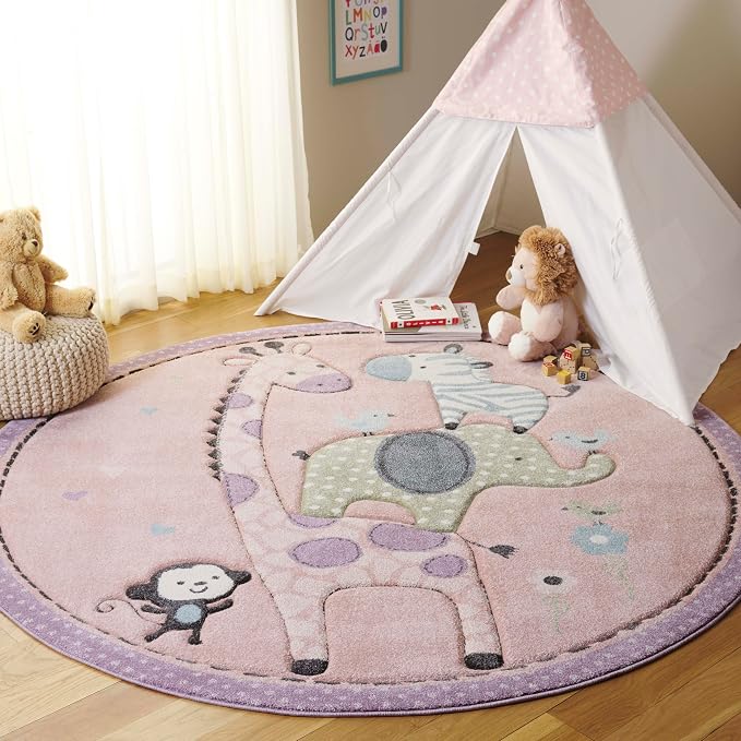 SAFAVIEH Carousel Kids Collection Area Rug by Unknown