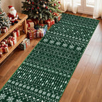 Lahome Christmas Runner Rug for Hallway 2x8 Non Slip Soft Long Kitchen Carpet - Image 2