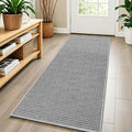 Faux Jute Hallway Runner Rug 2'x6', Washable & Non-Slip, No Odor. Farmhouse by Unknown