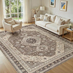 5x7 Washable Area Rug, Large Rugs by JessibouAreaRug
