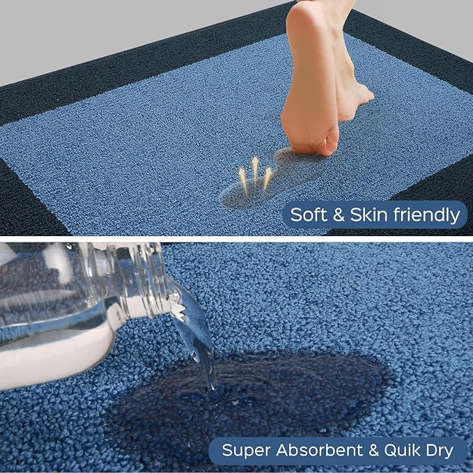 Machine Washable Throw Rug 24" x 36", Non Slip Kitchen Mat - Image 2