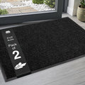 2 Pack 2' x 3' Door Mat, Heavy Duty Entryway Mat, Low Profile Indoor Outdoor by Unknown