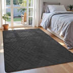 Macgace Ultra Soft Dark Grey Area Rug - Image 2