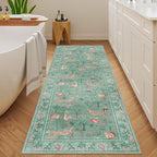 DUKINO 2.6x8 Rug for Hallway, Washable Kitchen Runner Rug - Image 3