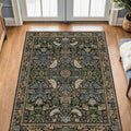 Washable 4x6 Area Rug for Living Room by HazoHaus