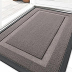 OLANLY Front Door Mat Indoor Outdoor Entrance, Waterproof All-Season, by OLANLY