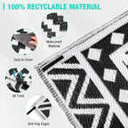 HAUSHOF 5'X8' Outdoor Rug Waterproof - Image 5