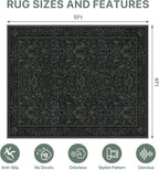 48"x60" Office Chair Mat for Hardwood Tile Floor, Under Desk Carpet Protector - Image 9