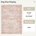 Soalmost Washable Area Rug 8x10, Large Soft Rugs - Image 3