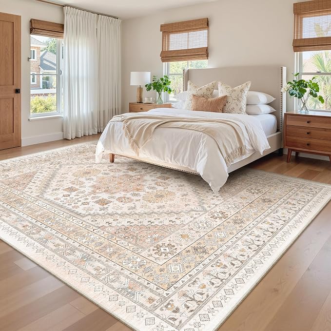zesthome 8x10 Area Rugs for Living Room, Non-Slip Backing Washable Rugs - Image 9