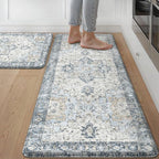 GENIMO Kitchen Mats for Floor 2PCs, Washable Anti Fatigue Mat for Cushioned by GENIMO