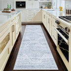Kitchen Runners Rug 2.5x8 with Non-Slip Backing, Vintage Washable Runner Rugs - Image 6