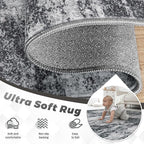 pmtsns Area Rugs 8x10 for Living Room: Washable Rug Modern Abstract Neutral - Image 4