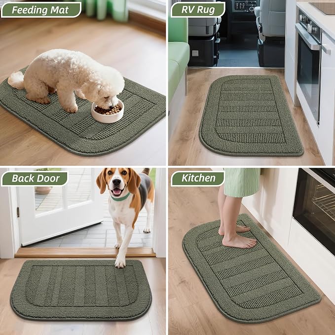 BEQHAUSE 24x40 Inch Kitchen Rug Mat Durable Kitchen Rugs Non-Slip Washable - Image 8