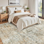 Soalmost 9x12 Area Rugs for Living Room, Non-Slip Machine Washable Vintage Rugs - Image 4