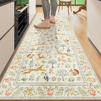 DUKINO 2x10 Rug for Hallway, Washable Kitchen Runner Rug by DUKINO