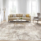 5x8 Area Rugs Living Room: Washable Large Abstract Soft Rug Stain Resistant - Image 5