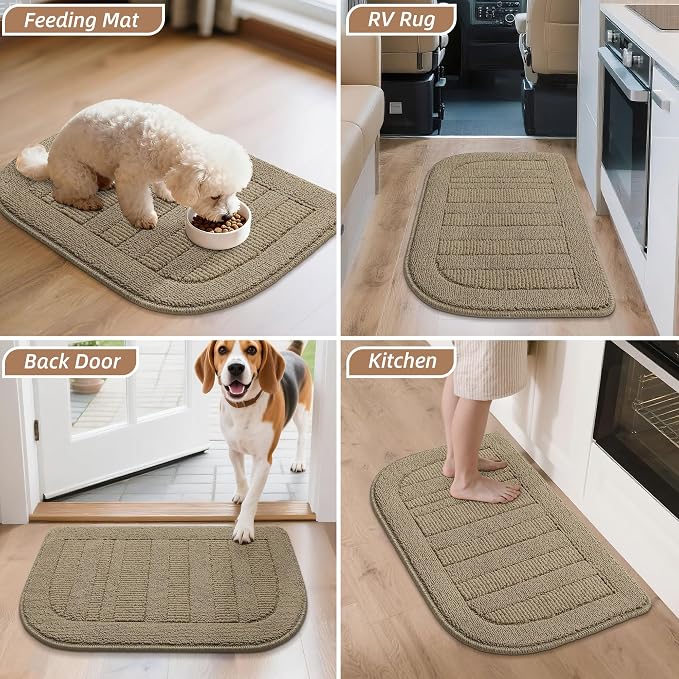 BEQHAUSE 24x40 Inch Kitchen Rug Mat Durable Kitchen Rugs Non-Slip Washable - Image 8