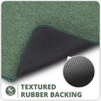 Bosap Bathroom Rugs Set 2 Pieces, Thin Bathroom Mats, Toilet Rugs, Quick Dry - Image 4