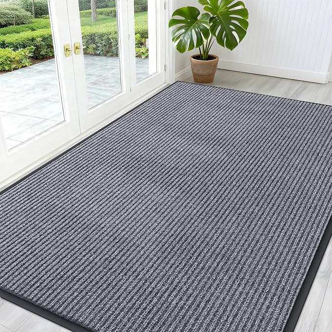 OLANLY Front Door Mat Indoor Outdoor Entrance, Waterproof Heavy Duty Doormat by OLANLY