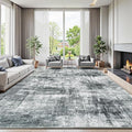 Lofus 9x12 Area Rug for Living Room, Neutral Modern Washable Carpet for Bedroom by Lofus