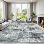 Lofus 9x12 Area Rug for Living Room, Neutral Modern Washable Carpet for Bedroom by Lofus