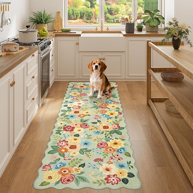 DUKINO 2x6 Runner Rug for Hallway, Washable Kitchen Rug - Image 4