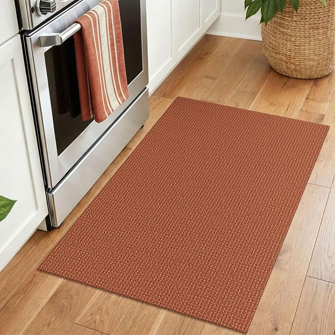 IOHOUZE Small Area Rug 2x3 Washable Woven Rugs - Image 2